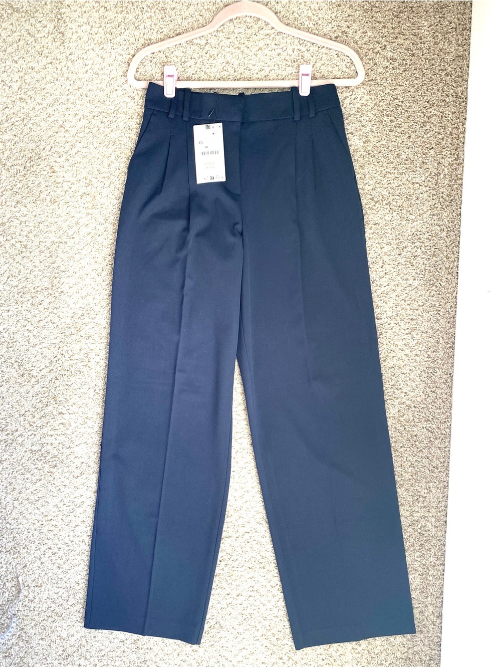 Zara Navy Dress Pants - XS/S NWT